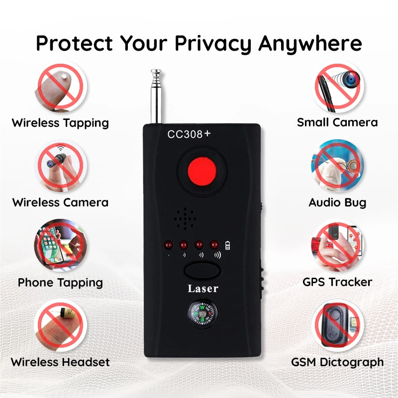 Lisslune | The Best Bug Detector - Hidden Camera and Microphones Detector