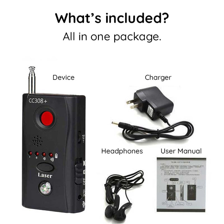 Lisslune | The Best Bug Detector - Hidden Camera and Microphones Detector