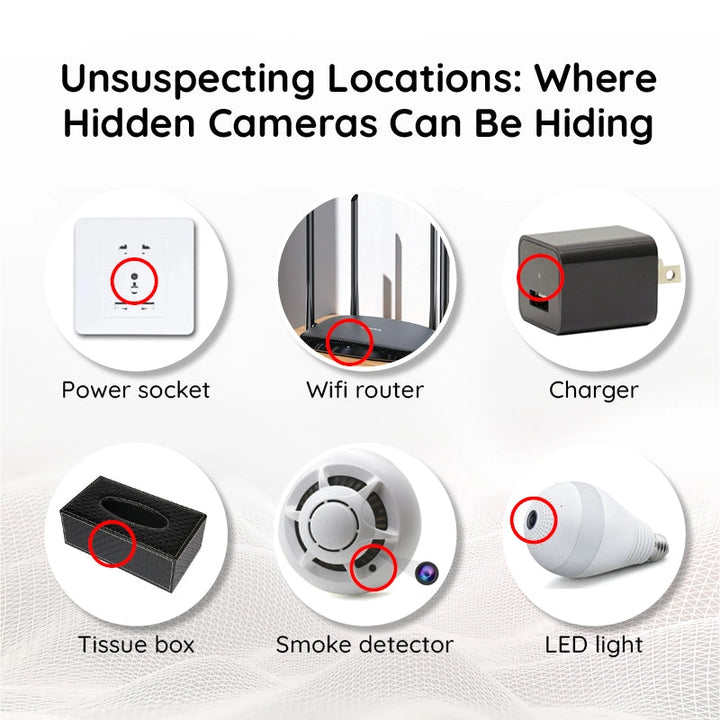 Lisslune | The Best Bug Detector - Hidden Camera and Microphones Detector