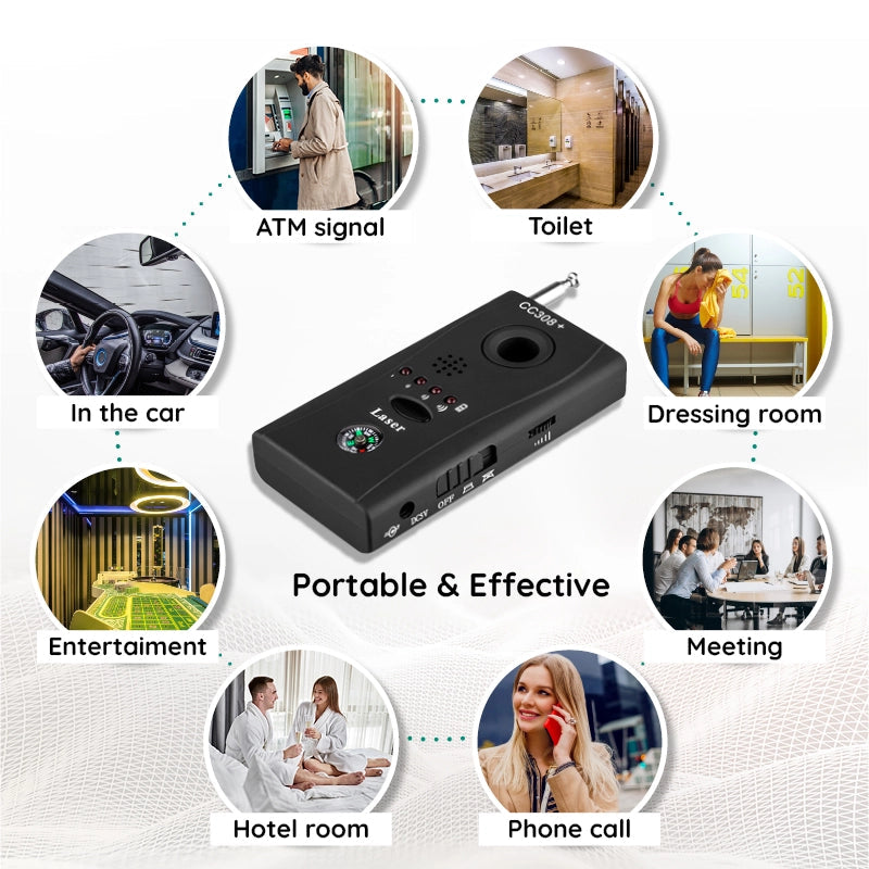 Lisslune | The Best Bug Detector - Hidden Camera and Microphones Detector