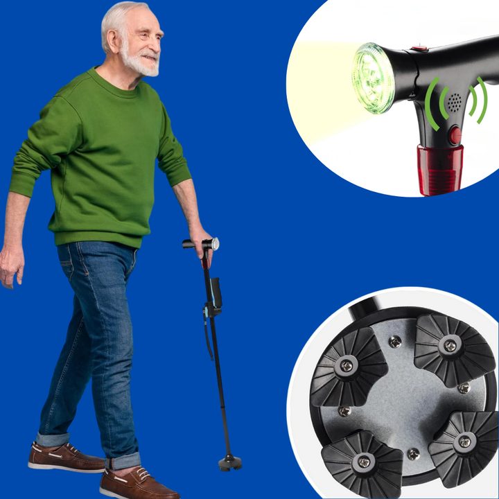 Lisslune | Walking Cane | Ergonomic, Lightweight Design for Seniors & Mobility Support
