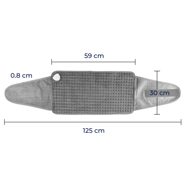 Lisslune | Portable Heated Pads Pad for Back Pain, Muscle and Joint Pain Relief – Adjustable Heat for Cramps and Stress