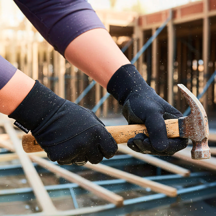 Lisslune | Thermal Waterproof Work Gloves – Durable Non-Slip Winter Gloves with Touchscreen for Outdoor Work UK