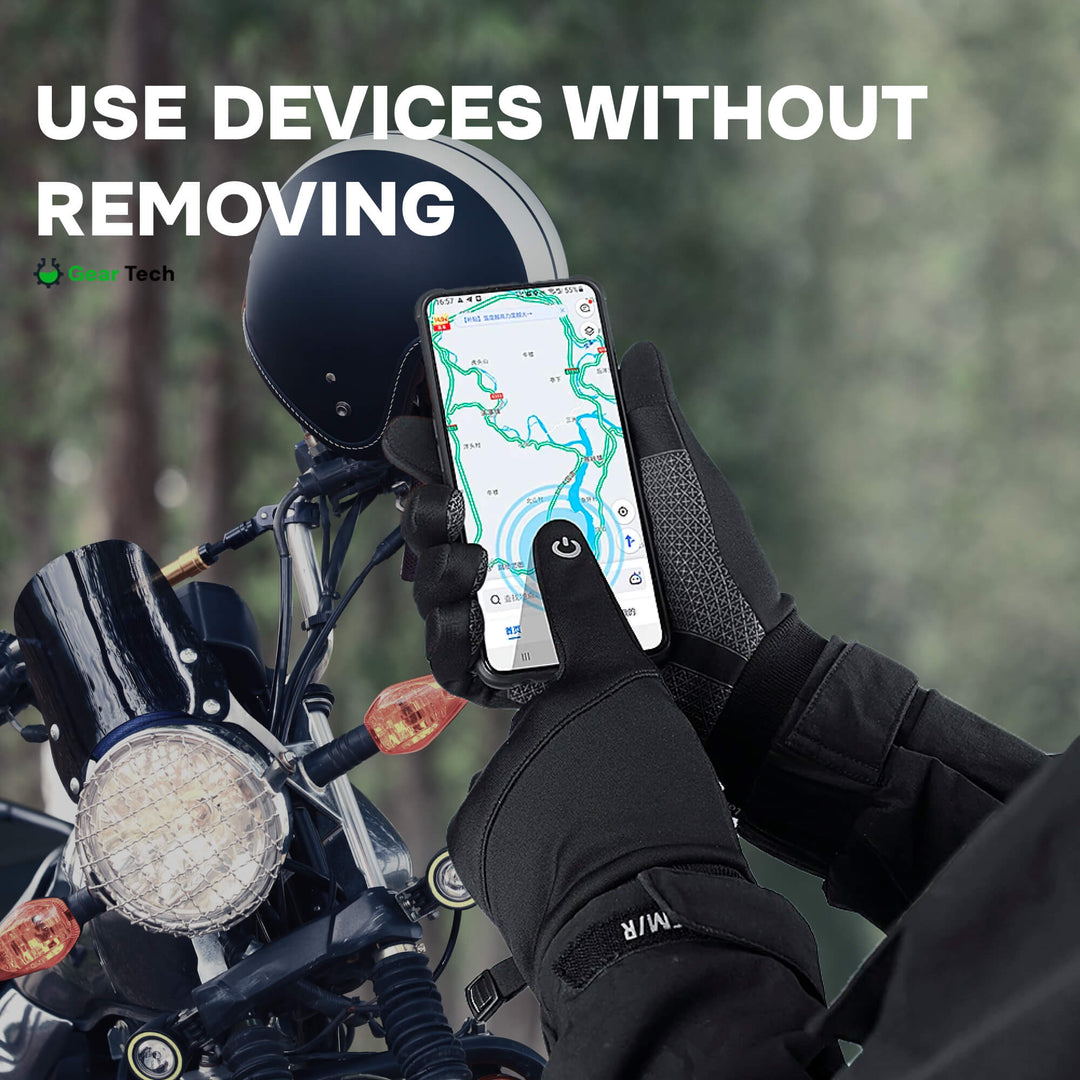 Lisslune | Thermal Waterproof Work Gloves – Durable Non-Slip Winter Gloves with Touchscreen for Outdoor Work UK