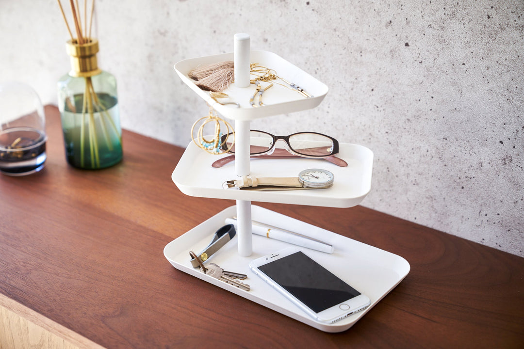Lisslune | Three-Tier Accessory Tray - Steel