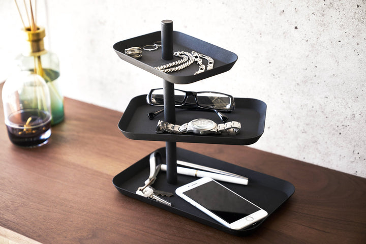 Lisslune | Three-Tier Accessory Tray - Steel