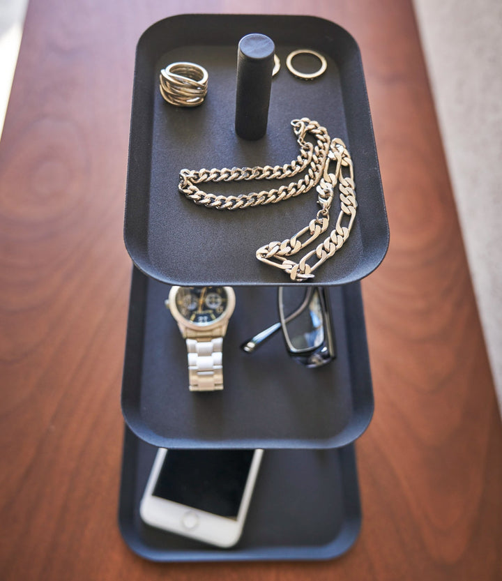 Lisslune | Three-Tier Accessory Tray - Steel