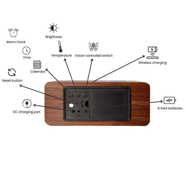 Lisslune | TimberTime Digital Watch