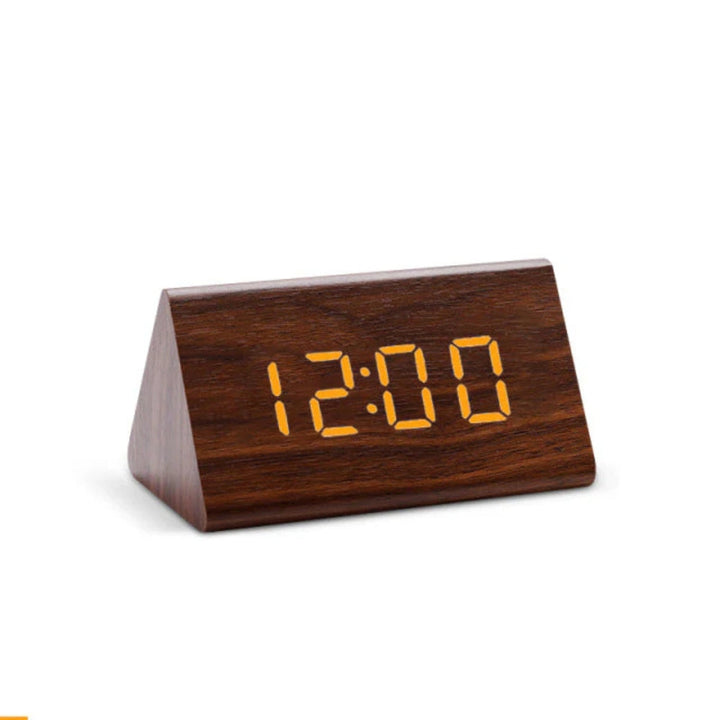 Lisslune | Elora Wooden LED Alarm Clock Digital Display