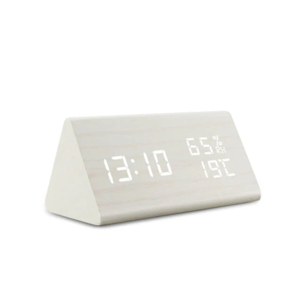 Lisslune | Elora Wooden LED Alarm Clock Digital Display