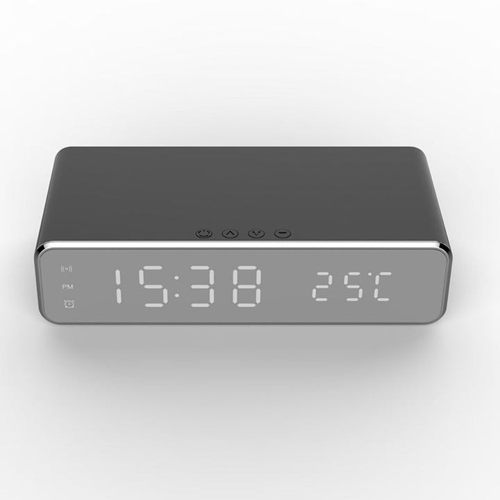 Lisslune | TimeCharge – LED Alarm Clock with Built-In Wireless Charging Pad