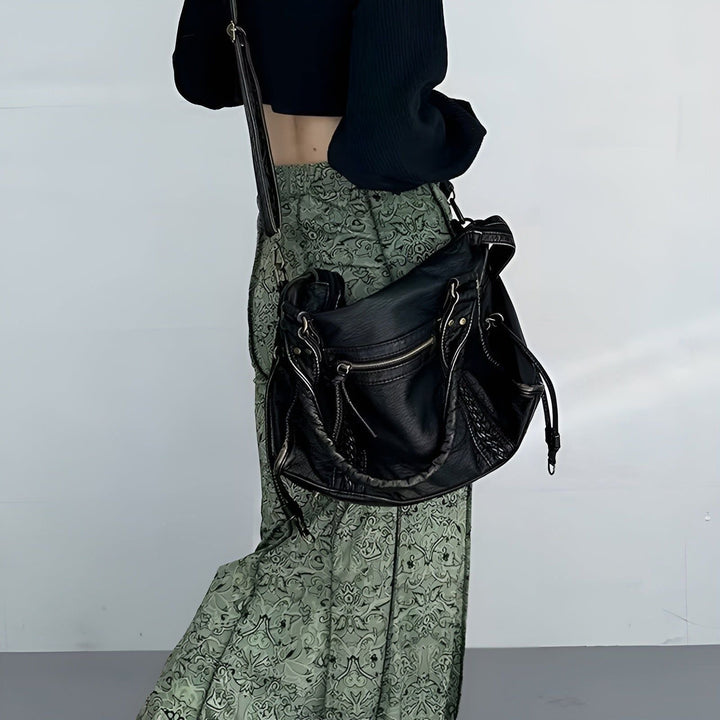 Lisslune | Genuine Leather Shoulder Bag – Elegant & Durable Handbag for Work and Everyday Use
