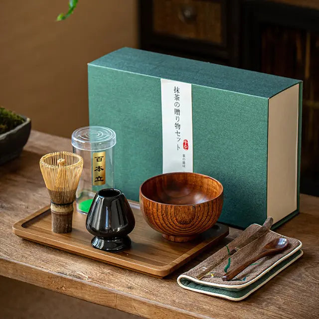 Lisslune | Zenmatcha Tea Ceremony Set – Complete Matcha Gift Set with Bamboo Whisk and Bowl