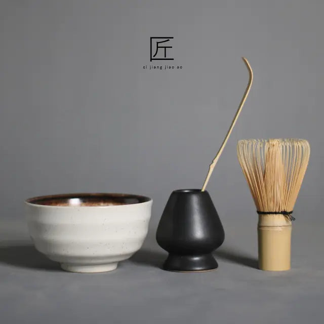 Lisslune | Zenmatcha Tea Ceremony Set – Complete Matcha Gift Set with Bamboo Whisk and Bowl