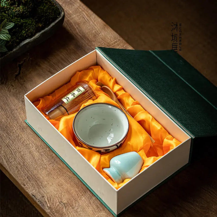 Lisslune | Zenmatcha Tea Ceremony Set – Complete Matcha Gift Set with Bamboo Whisk and Bowl