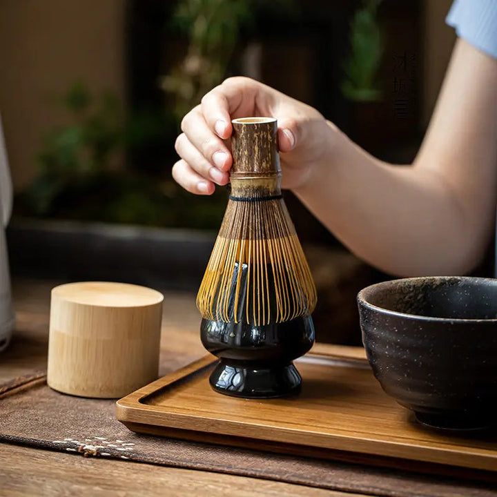 Lisslune | Zenmatcha Tea Ceremony Set – Complete Matcha Gift Set with Bamboo Whisk and Bowl