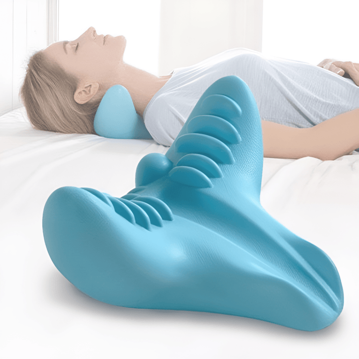 Lisslune | Ergonomic Neck Massage Pillow for Relaxed Posture