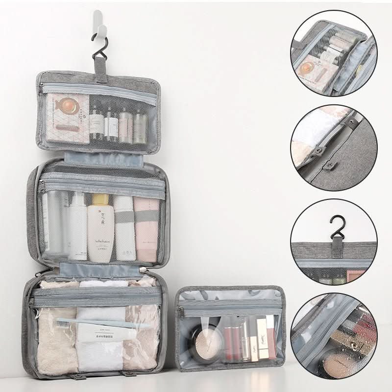 Lisslune | Compact Travel Cosmetic Organizer with 4 Compartments