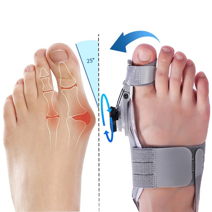 Lisslune | Bunion Corrector Splint for Pain Relief and Alignment - Adjustable Foot Support for Hallux Valgus Treatment