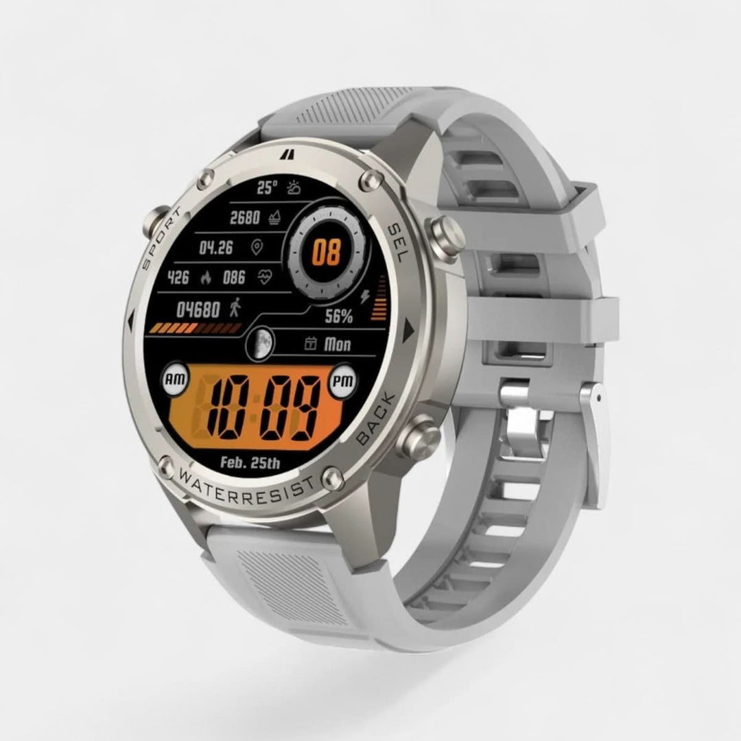 Lisslune | Robust Outdoor Smartwatch with GPS and Health Monitoring