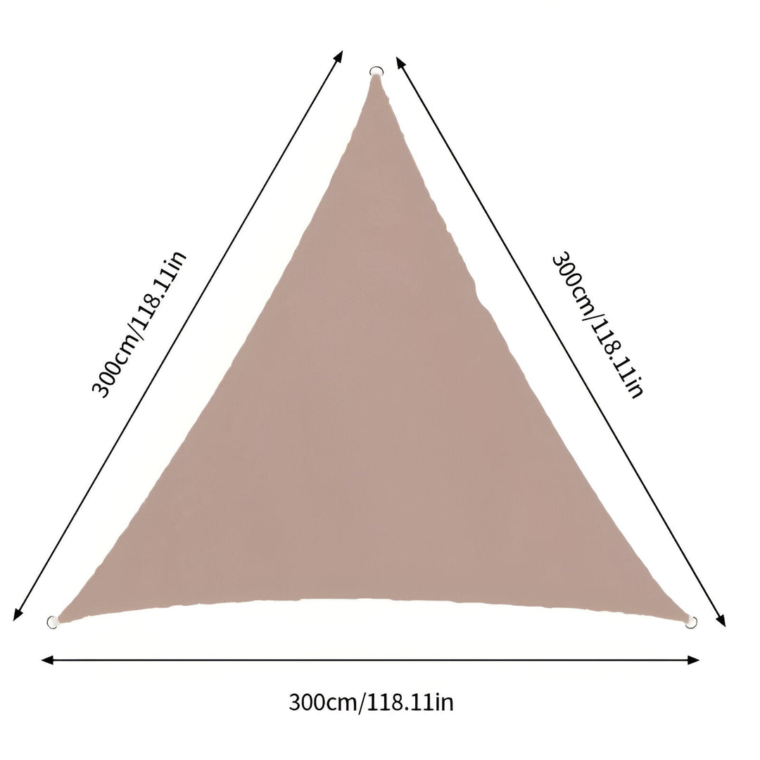 Lisslune | TriBlocker Sun Sail – Premium Sun Protection, Waterproof Triangle Sail