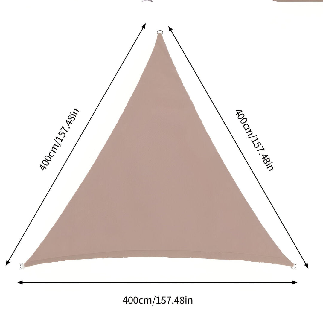 Lisslune | TriBlocker Sun Sail – Premium Sun Protection, Waterproof Triangle Sail