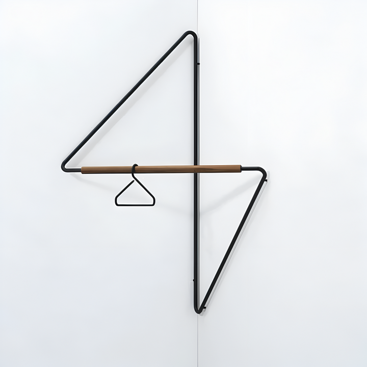 Lisslune | Triad Coat Stand – Geometric Multi-Purpose Metal Wardrobe Rack