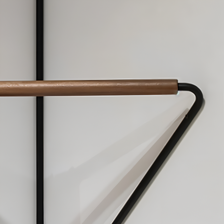 Lisslune | Triad Coat Stand – Geometric Multi-Purpose Metal Wardrobe Rack