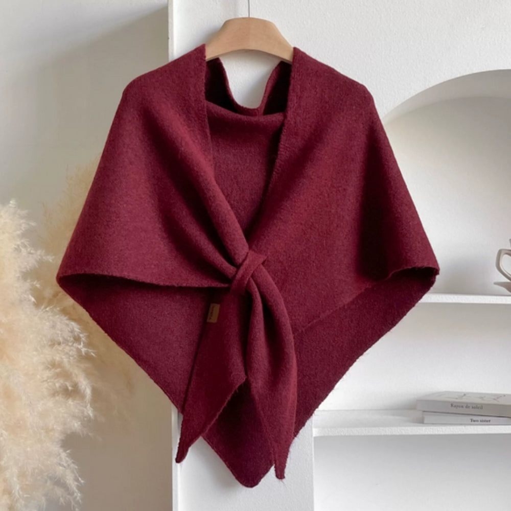 Lisslune | Triangle Soft Poncho Shawl Cape