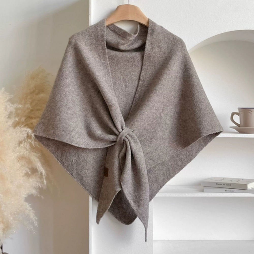 Lisslune | Triangle Soft Poncho Shawl Cape