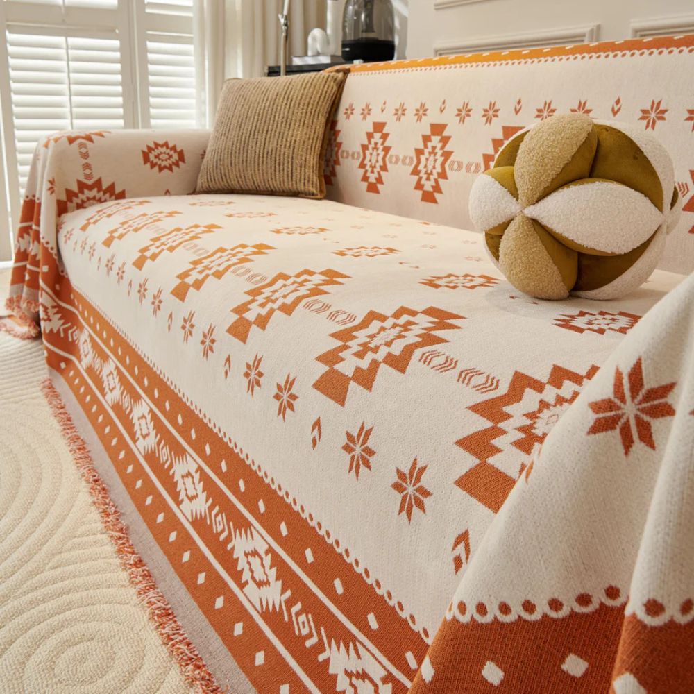 Lisslune | Tribal Harmony Reversible Sofa Cover