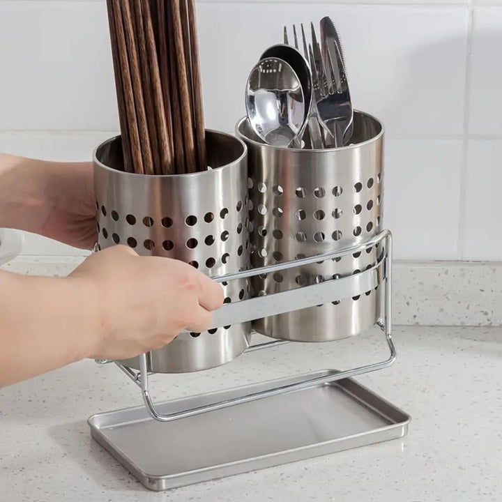 Lisslune | Trivent Stainless Kitchen Cutlery Organizer