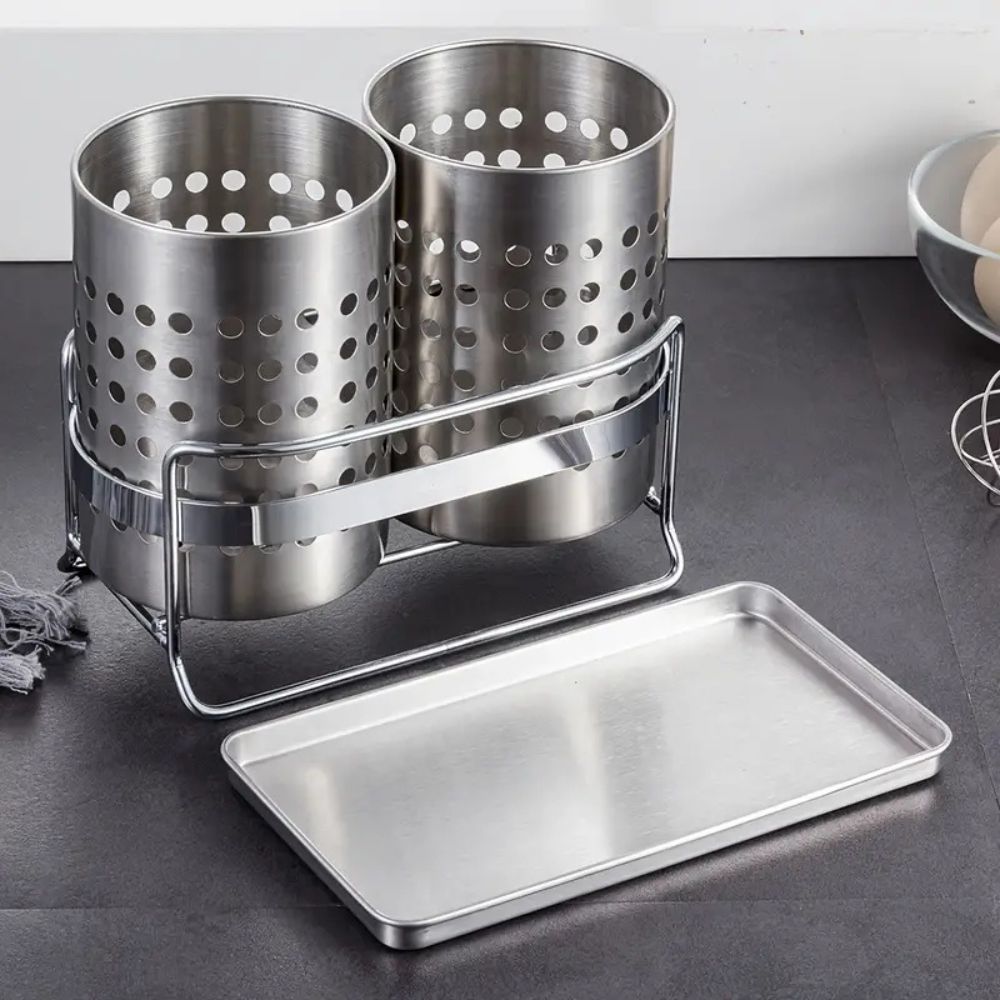 Lisslune | Trivent Stainless Kitchen Cutlery Organizer