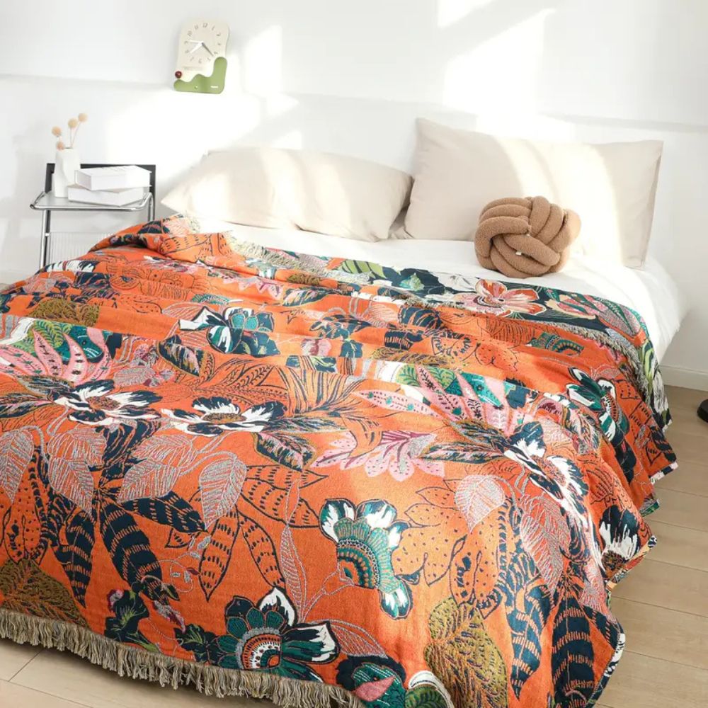 Lisslune | Tropic Twilight Cotton Blanket