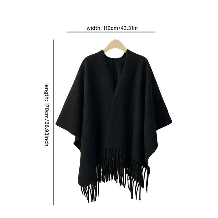 Lisslune | Twilight Chill Acrylic Poncho Shawl