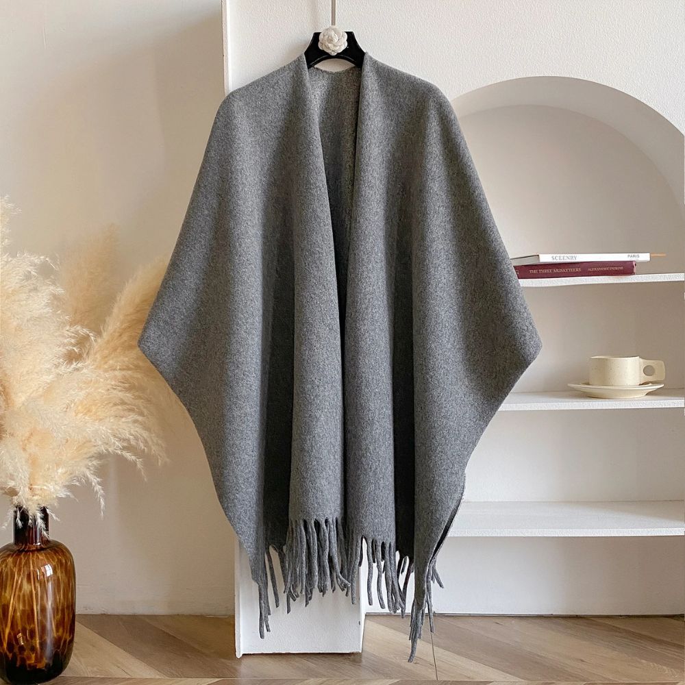 Lisslune | Twilight Chill Acrylic Poncho Shawl