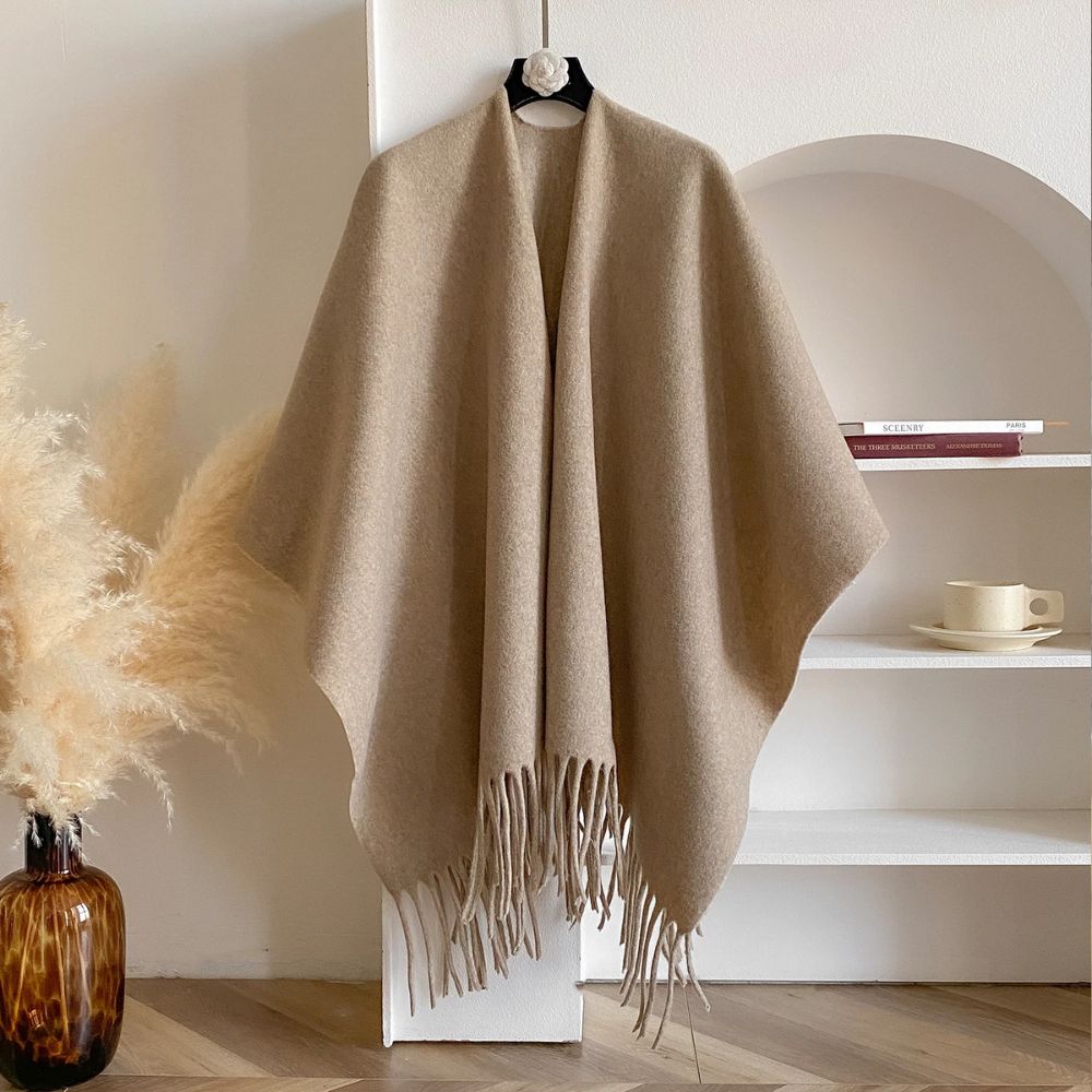 Lisslune | Twilight Chill Acrylic Poncho Shawl