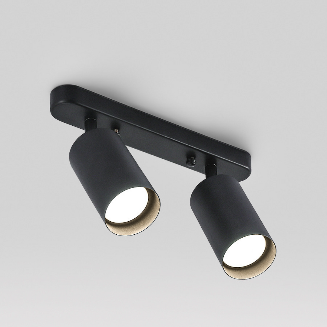 Lisslune | TwinGlow Rotating Ceiling Lamp – Adjustable 2-Head Modern Spotlight