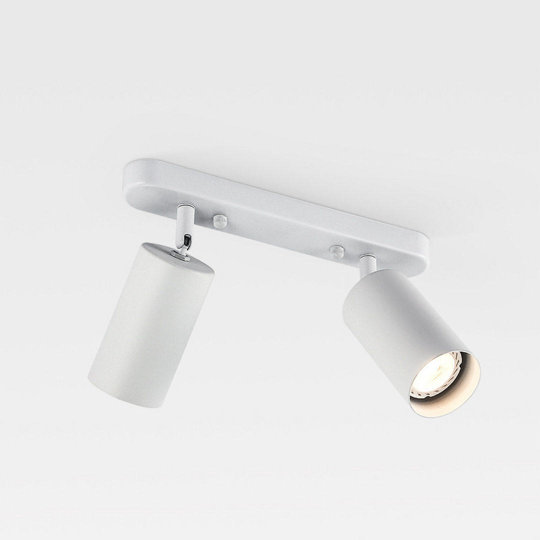 Lisslune | TwinGlow Rotating Ceiling Lamp – Adjustable 2-Head Modern Spotlight