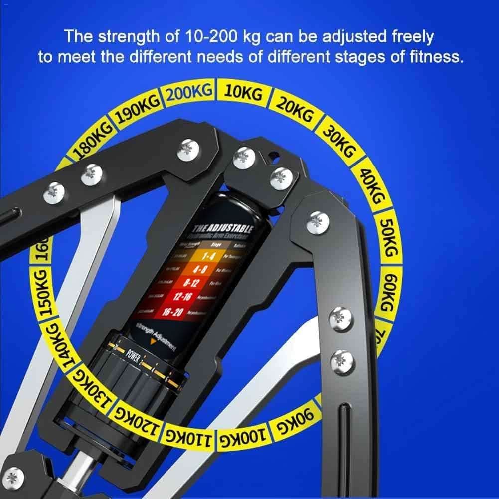 Lisslune | Adjustable Hydraulic Arm Trainer for Upper Body Training up to 200 kg