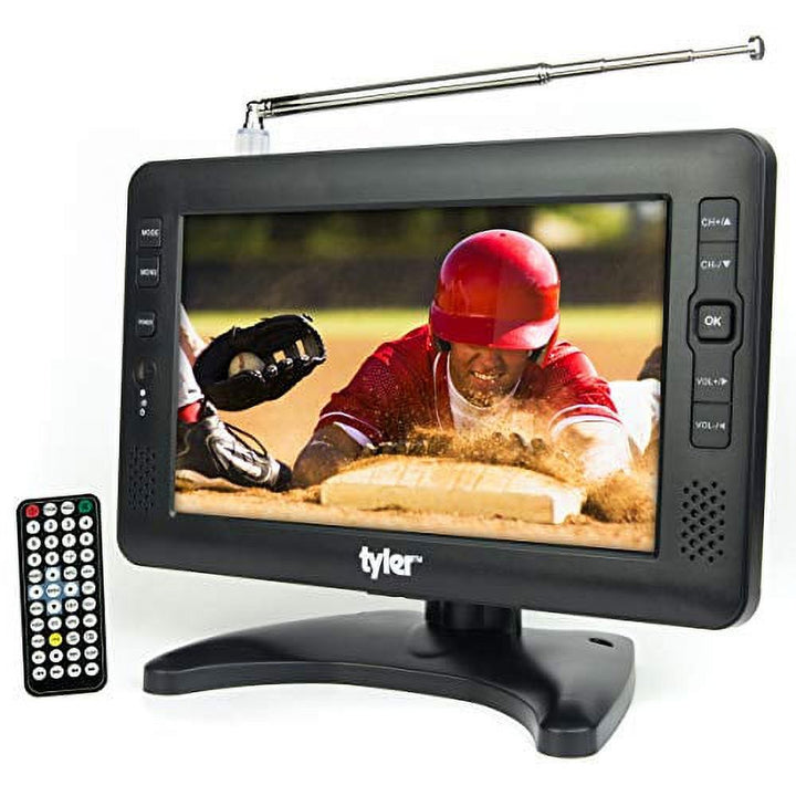 Lisslune | Portable Rechargeable Mini LED TV – 9-Inch Widescreen Battery Operated Television