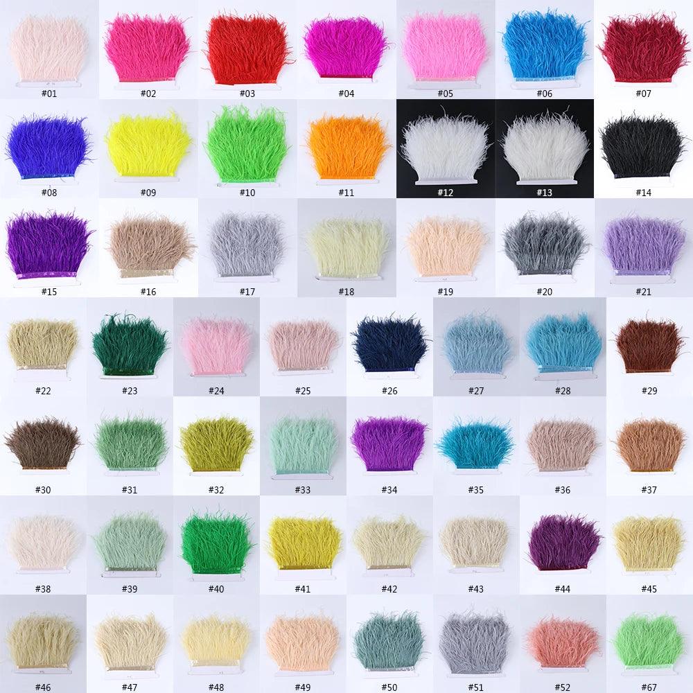 Lisslune | Luxe Ostrich Feather Trim for Extraordinary Creation and Design