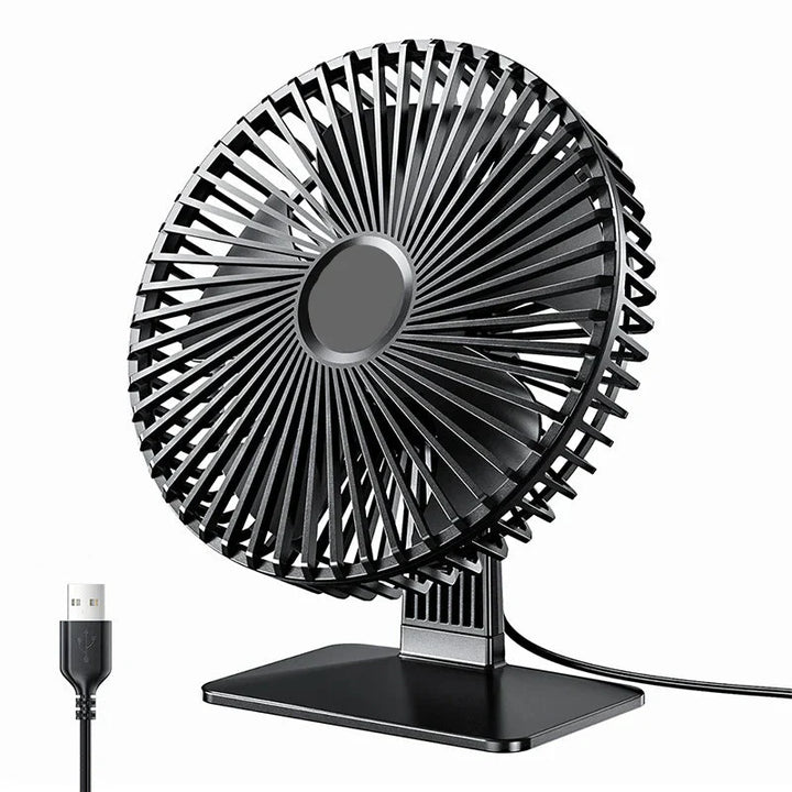Lisslune | Mira Oscillating USB Fan – Silent, Compact & 4 Speeds for Desks and Nightstands