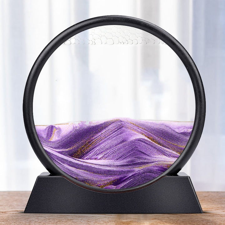 Lisslune | Royaleva Moving Sand Art Sculpture - LED Calming Desk Decoration
