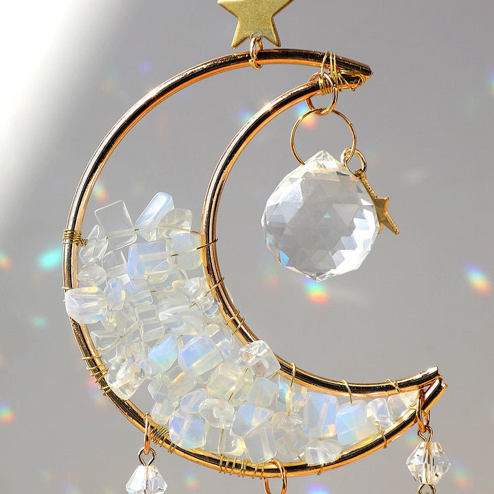 Lisslune | Crystal Sun Catcher Moon Decor