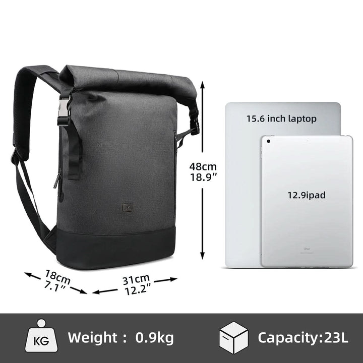 Lisslune | Flexible Day Backpack with USB & Laptop Compartment