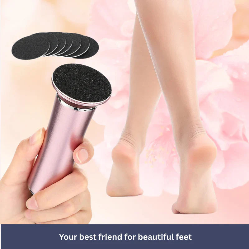 Lisslune | Electric Callus Remover | Rechargeable, Waterproof & Ideal for Smooth Feet at Home