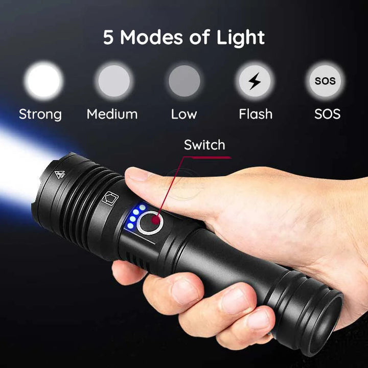 Lisslune | USB Powerful Flashlight Torch