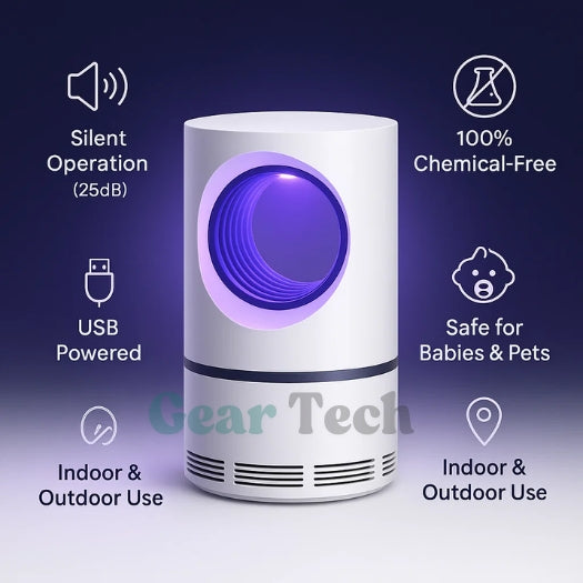 Lisslune | InsectoStop UV Fly Catcher – Electric Mosquito Lamp for Indoor and Outdoor