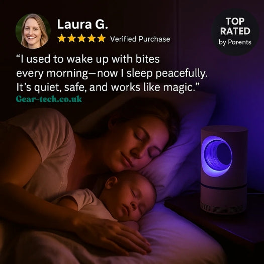 Lisslune | InsectoStop UV Fly Catcher – Electric Mosquito Lamp for Indoor and Outdoor